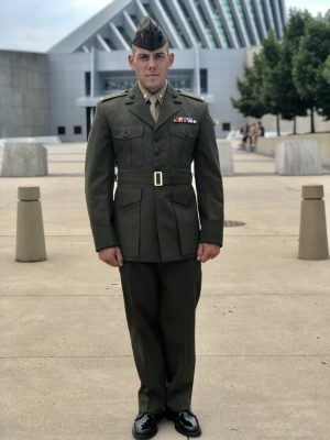 Man in Marines uniform