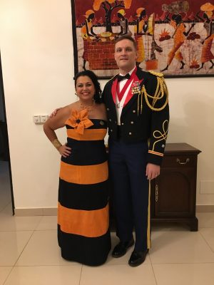 woman and man