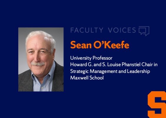 Faculty Voices Sean O'Keefe