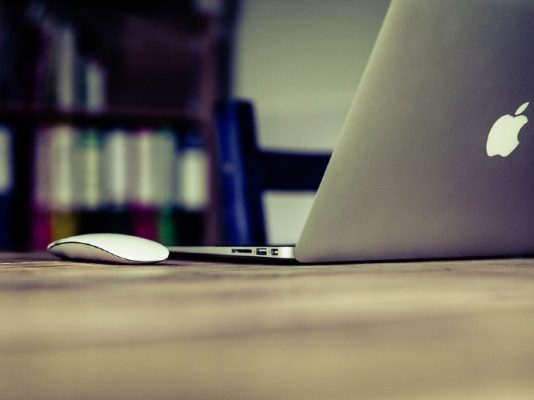 computer on desk