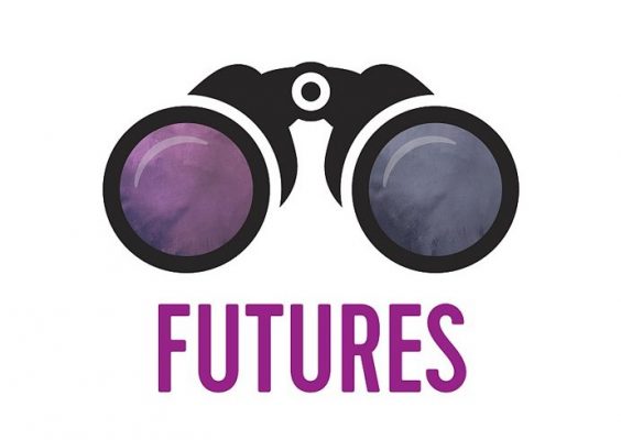 graphic of binoculars and the text FUTURES