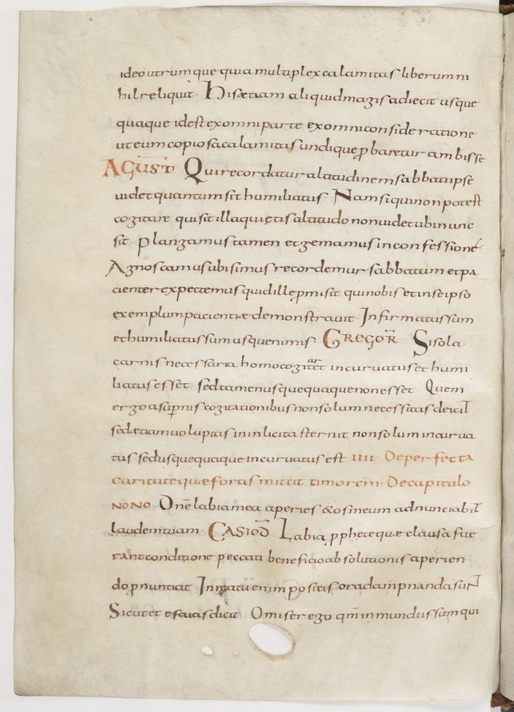 page from ancient text