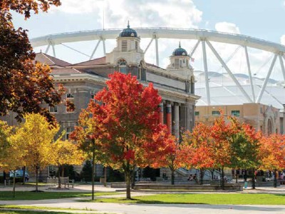 fall view of campus