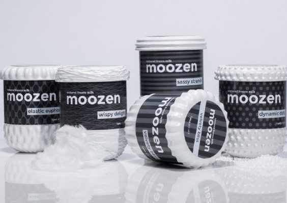 "Moozen" food packaging created by Nicole Stallings-Blanche '20