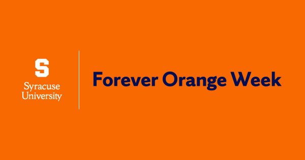 graphic of Forever Orange Week