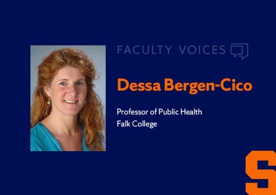 Faculty Voices Dessa Bergen-Cico, Professor of Public Health, Falk College