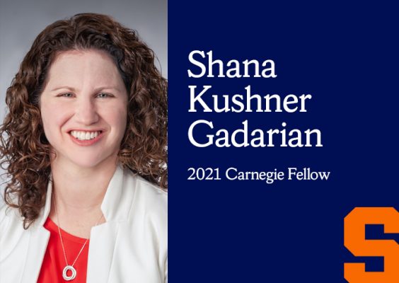 Shana Kushner Gadarian 2021 Carnegie Fellow