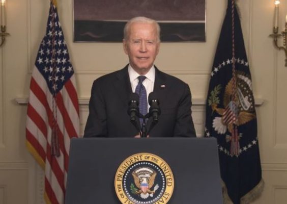 person standing at podium