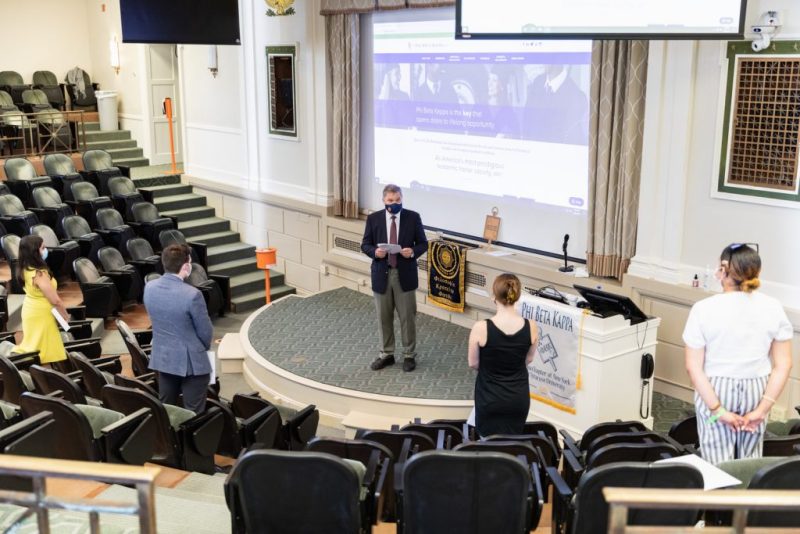 Students Inducted Into Prestigious Phi Beta Kappa Honorary Society