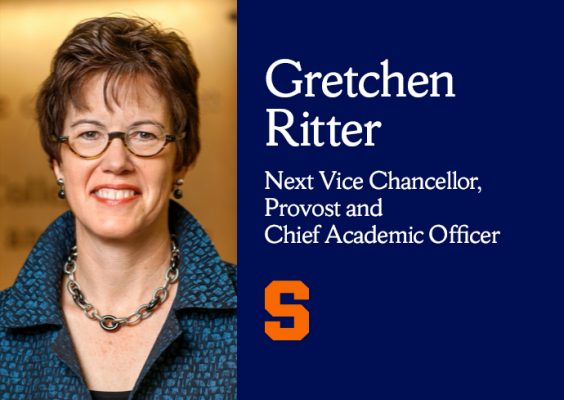 Gretchen Ritter, Next Vice Chancellor, Provost and Chief Academic Officer