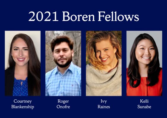 2021 Boren Fellows