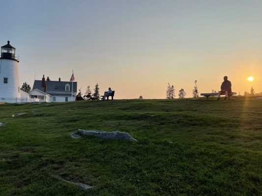 Lighthouse at sunset