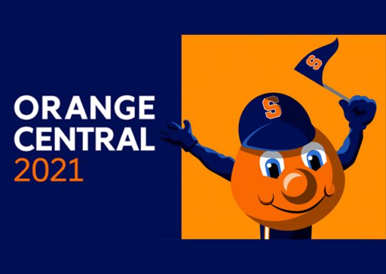 graphic with Otto the Orange and words Orange Central 2021