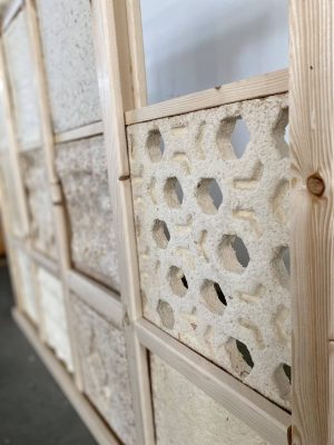 interior partitions made of mycelium