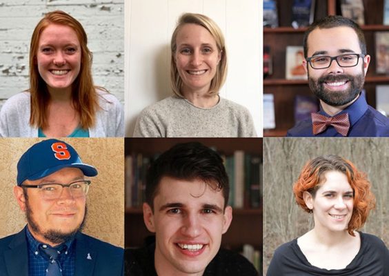 portraits of six interns