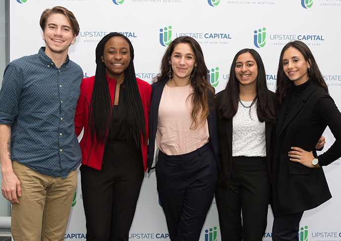 Syracuse University students at 2018 New York Business Plan Competition. 