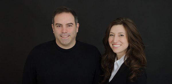 portrait of Vincent Petrarca and Katherine Hogan