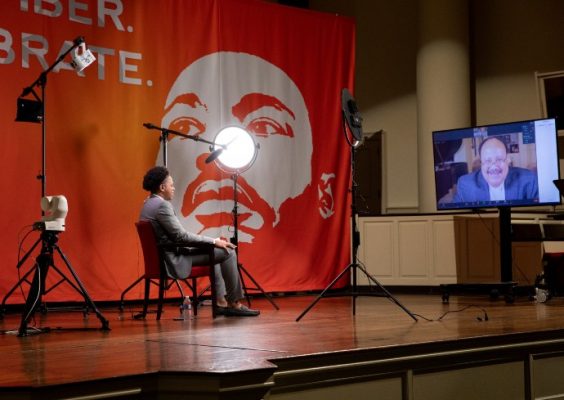 David Barbier interviewing MLK III