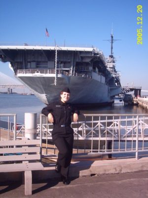 Amanda LaLonde during her Navy career