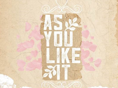 artwork for the SU Drama production "As You Like It"