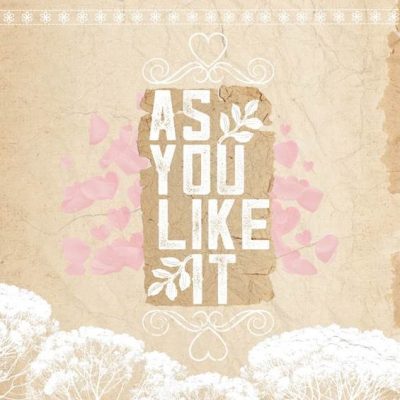 artwork for SU Drama production of "As You Like It"