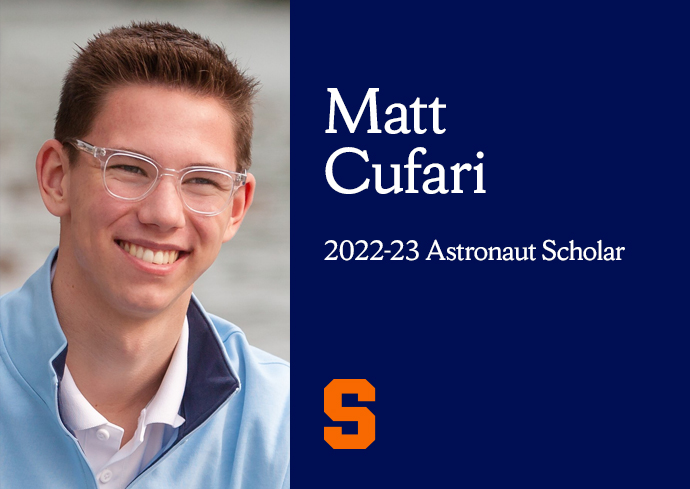 Astronaut Scholar Matt Cufari