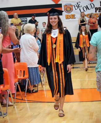 Brooke Tillotson at her high school graduation