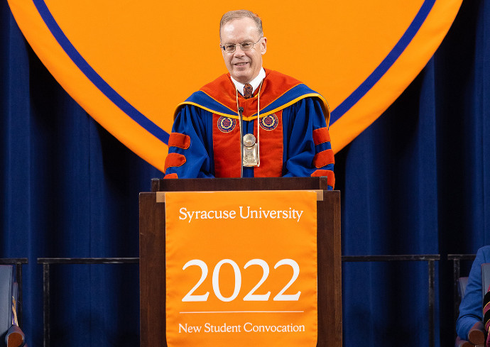 Two Pieces of Advice Chancellor Syverud Shared with New Students at Convocation (With Video)