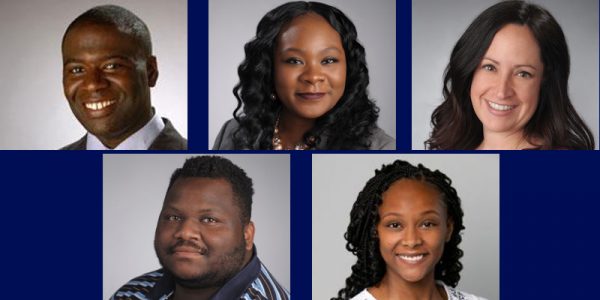 composite of headshots of SoAR staff: Tyrone Reese, Shelley Crawford, Susan Sugar, Manny Oliver and Kira McCrary