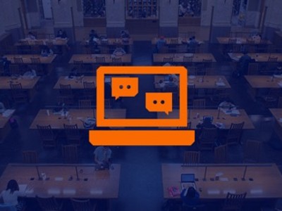 Orange Laptop Icon