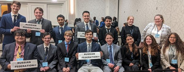 Maxwell students at the Model UN Conference