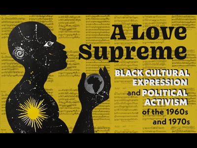 A Love Supreme exhibition graphic