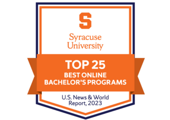 halvø Brug af en computer Charmerende University Online Bachelor's Degrees Jump in U.S. News & World Report Best  Online Programs Rankings | Syracuse University News