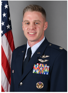 military portrait of alumnus and Air Force pilot Sean Stumpf ’07