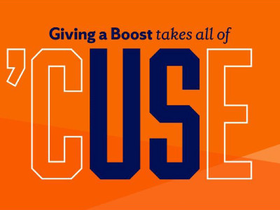 Boost the Cuse graphic