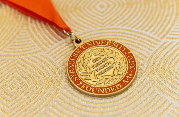image of the renee crown professorship medal
