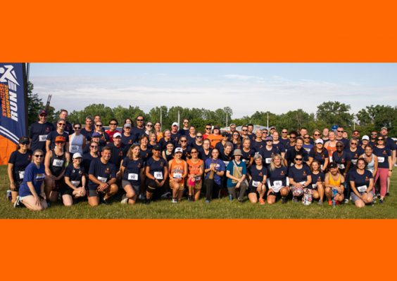 panoramic view of SU participants at the 2022 WorkForce Run