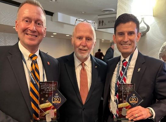 Three men, two with Nation's Finest 50 awards