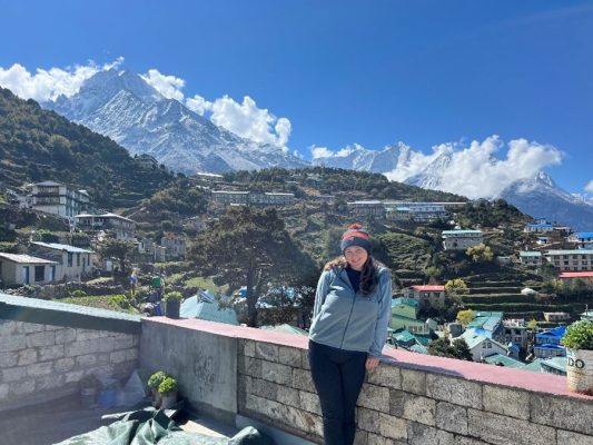 Emily Shuman Study Abroad Mount Everest 2023