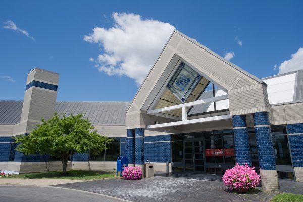 exterior view of Goldstein Student Center on Syracuse University's South Campus