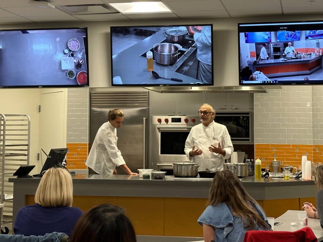 'Cooking With Joy': Italian Chef Jacopo Tendi Visits Falk College for Christy Lecture Series