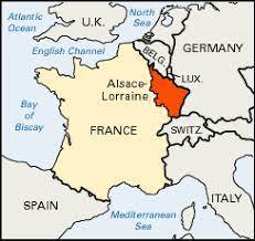 Alsace region in Europe.