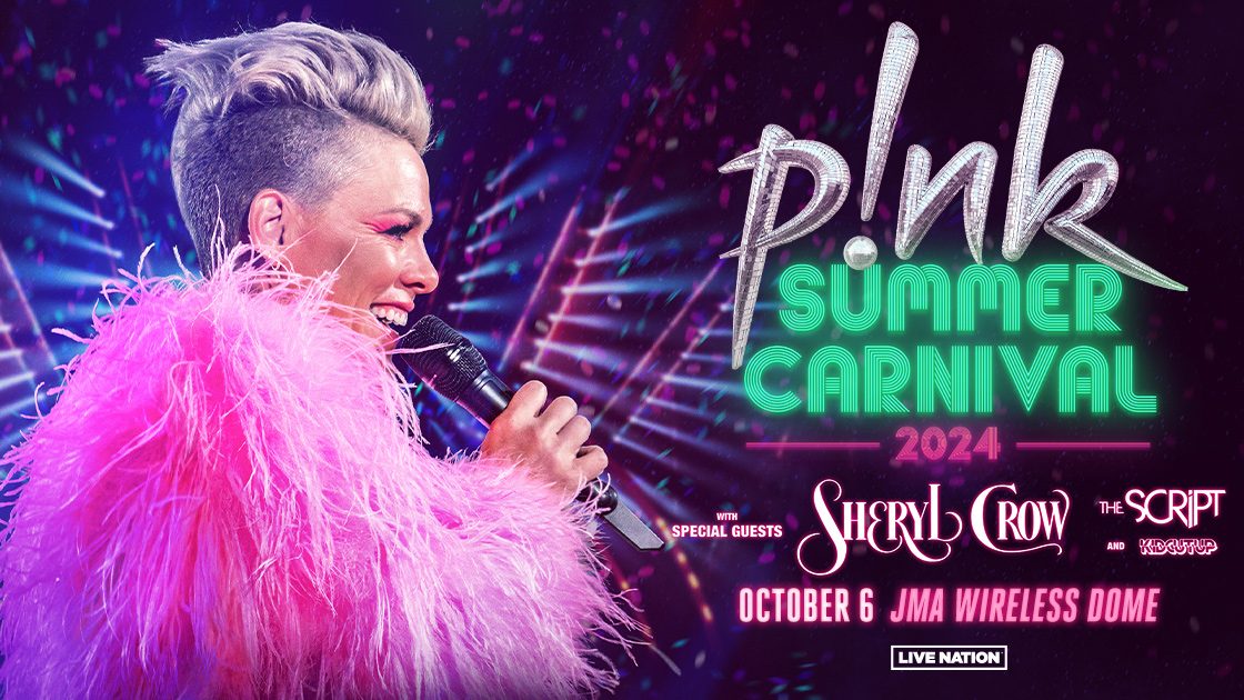 Pink to Perform at JMA Wireless Dome Oct. 6