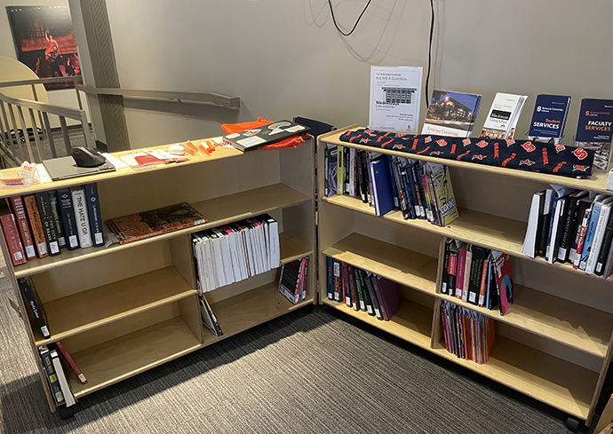 Drama Department Pop-Up Library Opens at Syracuse Stage/Drama Theater Complex