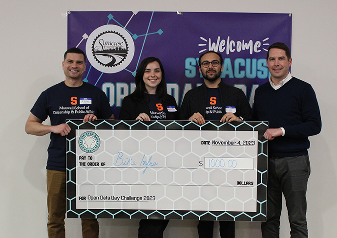 Maxwell Students Take Honors in Syracuse’s Inaugural Open Data Day