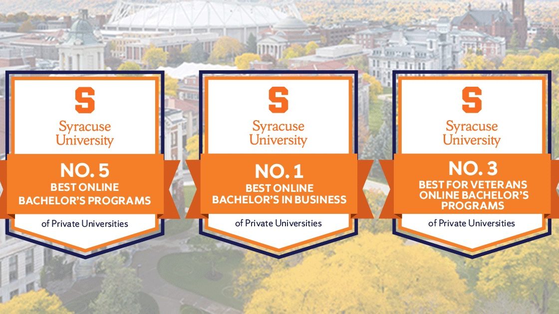 Syracuse University Ranks No. 1 in Best Online Bachelor’s in Business Programs of Private Universities