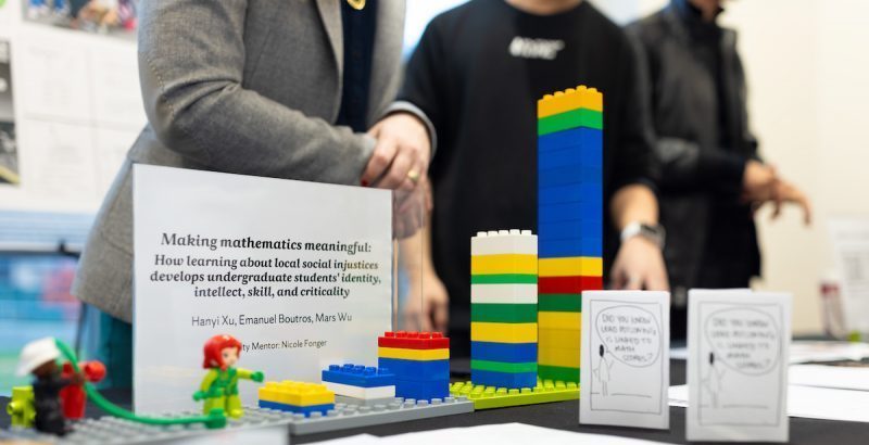 a research project uses lego blocks to show proportions in math