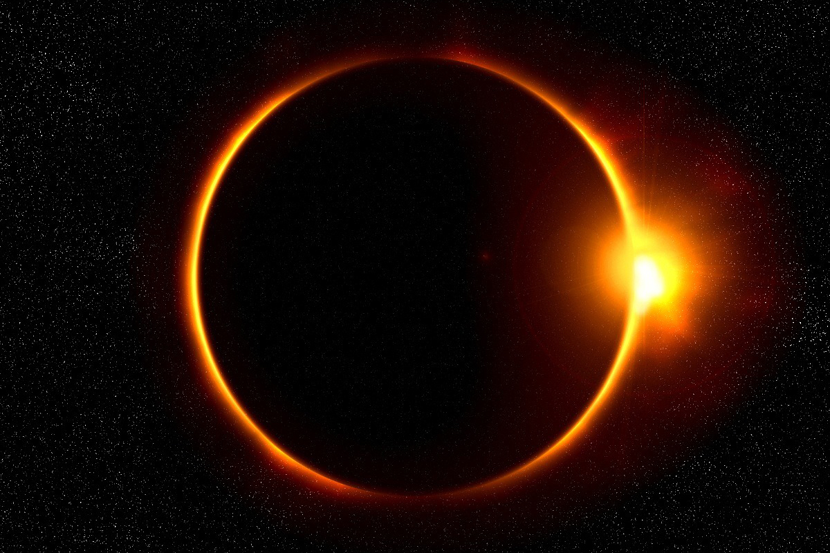 A total solar eclipse.