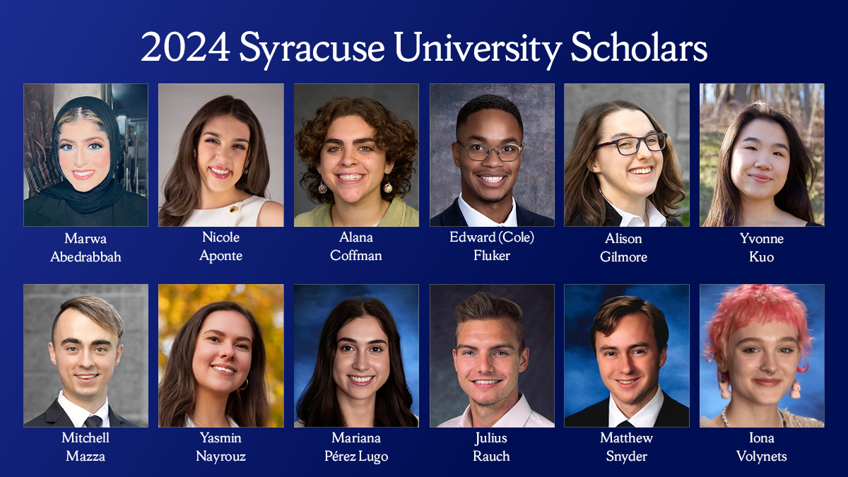 2024 Syracuse University Scholars