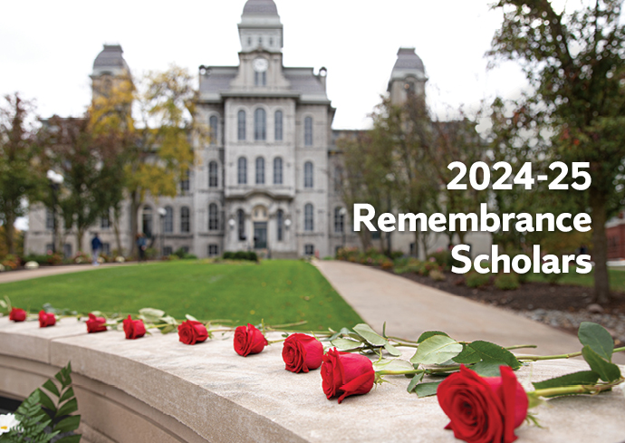 University Names 2024-25 Remembrance Scholars
